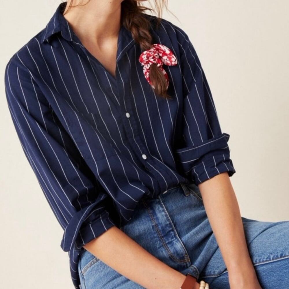 Anthropologie x Grayson The Hero Stripe Button Down Top